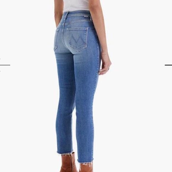 Mother Jeans The Mid Rise Dazzler Ankle Fray Riding The Cliffside - Size: 26 - Picture 2 of 7